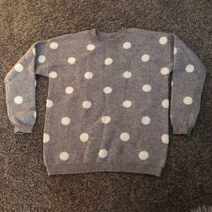 polka dot sweater
